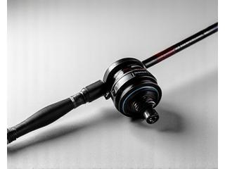 Medium power spinning rod and reel combo for general purpose bass and walleye fishing.