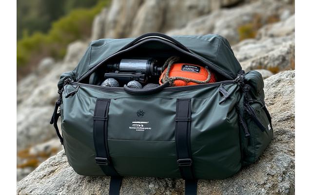 A robust, all-weather emergency kit designed for extended outdoor expeditions.